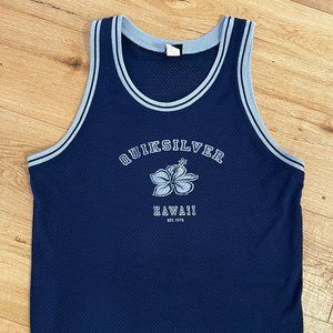 Vintage 90s Quiksilver Mesh Basketball Jersey